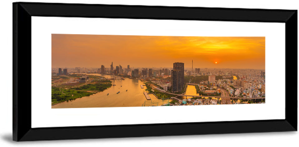 Landmark 81 Golden Hour Skyline Wall Art