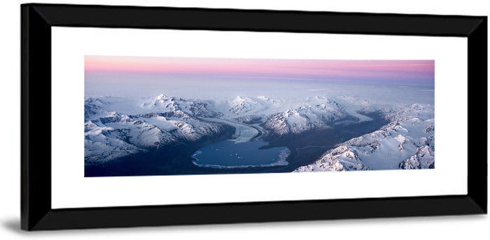 Lake George Alpenglow Wall Art as a framed print