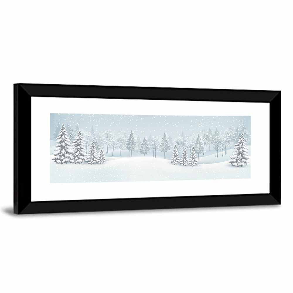 Winter Wonderland Illustration Wall Art