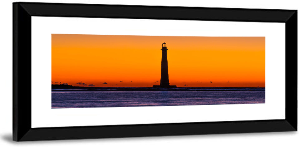 Lighthouse Sunset Wall Art