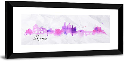 Watercolor Rome Sketch Wall Art