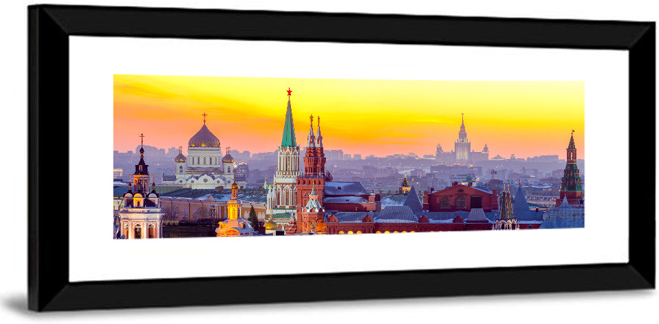 Moscow Kremlin at Golden Hour Wall Art