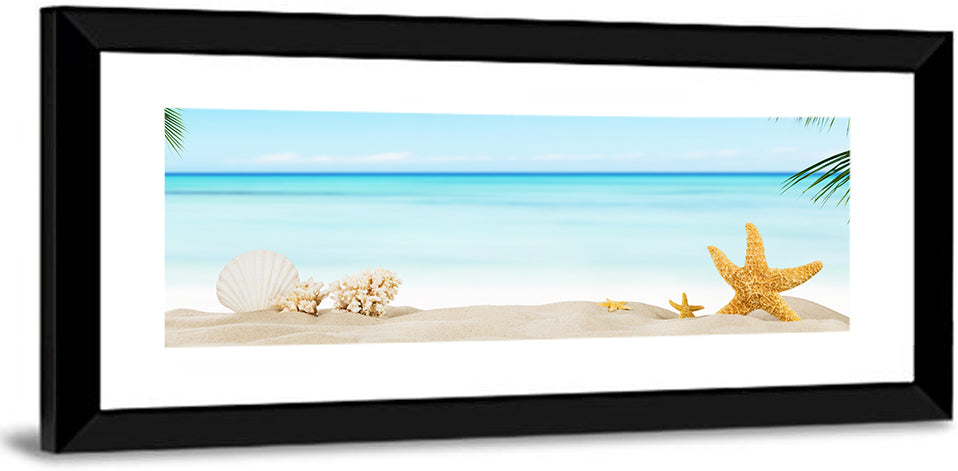 Seashell and Starfish Beach Still Life Wall Art