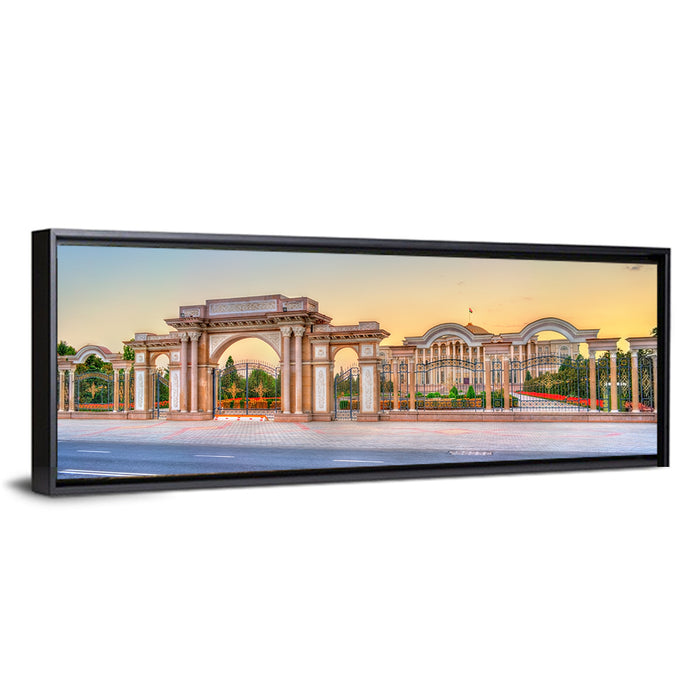 Palace of Nations, Dushanbe Wall Art as a framed canvas