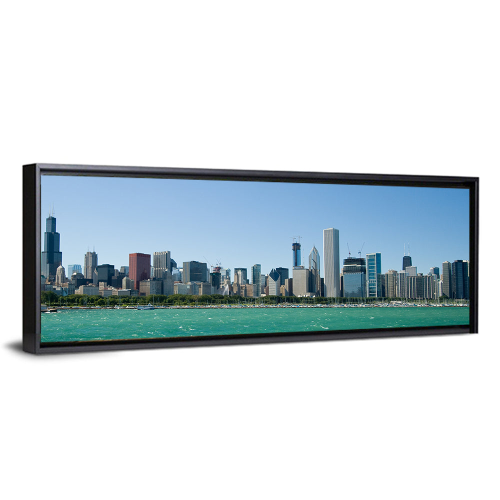 Chicago Skyline with Willis Tower Wall Art