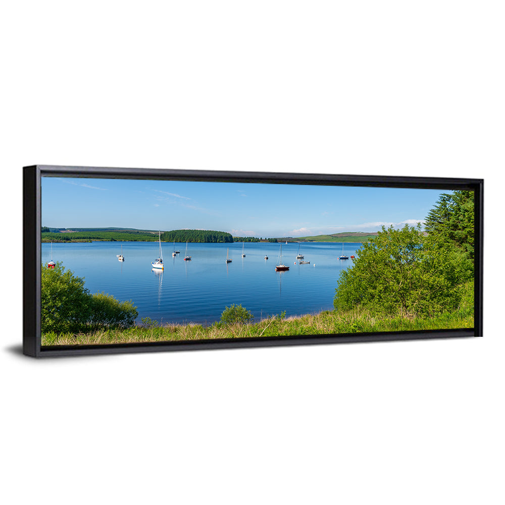 Boats On Llyn Brenig Wall Art