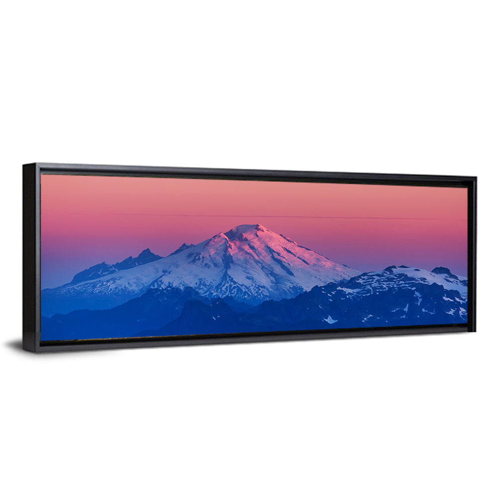 Mount Baker Alpenglow Wall Art