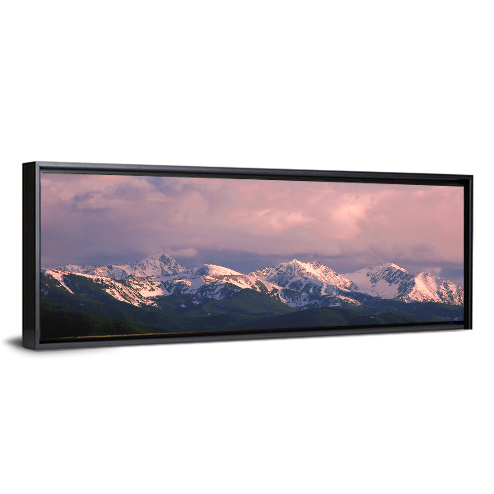 Spanish Peaks Alpenglow Montana Wall Art