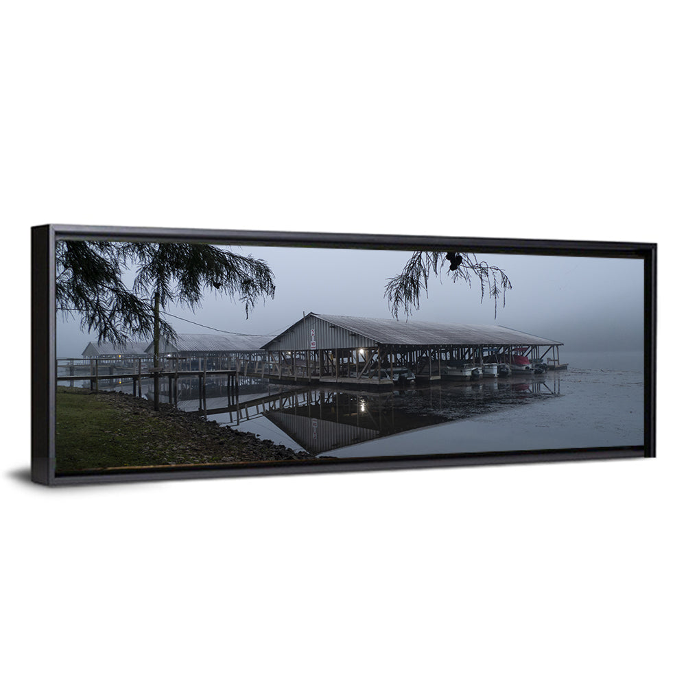Ozark Beach Resort Boathouse Wall Art