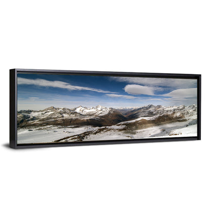 Snowy Alpine Mountains Wall Art