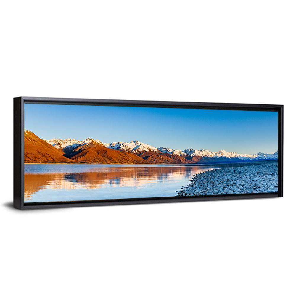 Lake Pukaki Sunset Reflection Wall Art