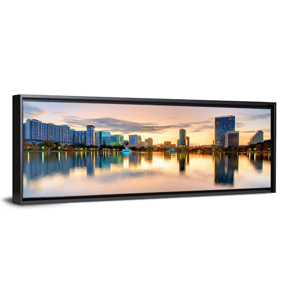 Orlando Skyline at Dusk Wall Art