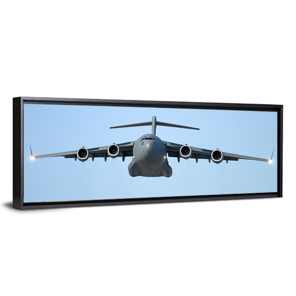 C-130 Head-on Transport Aircraft Wall Art