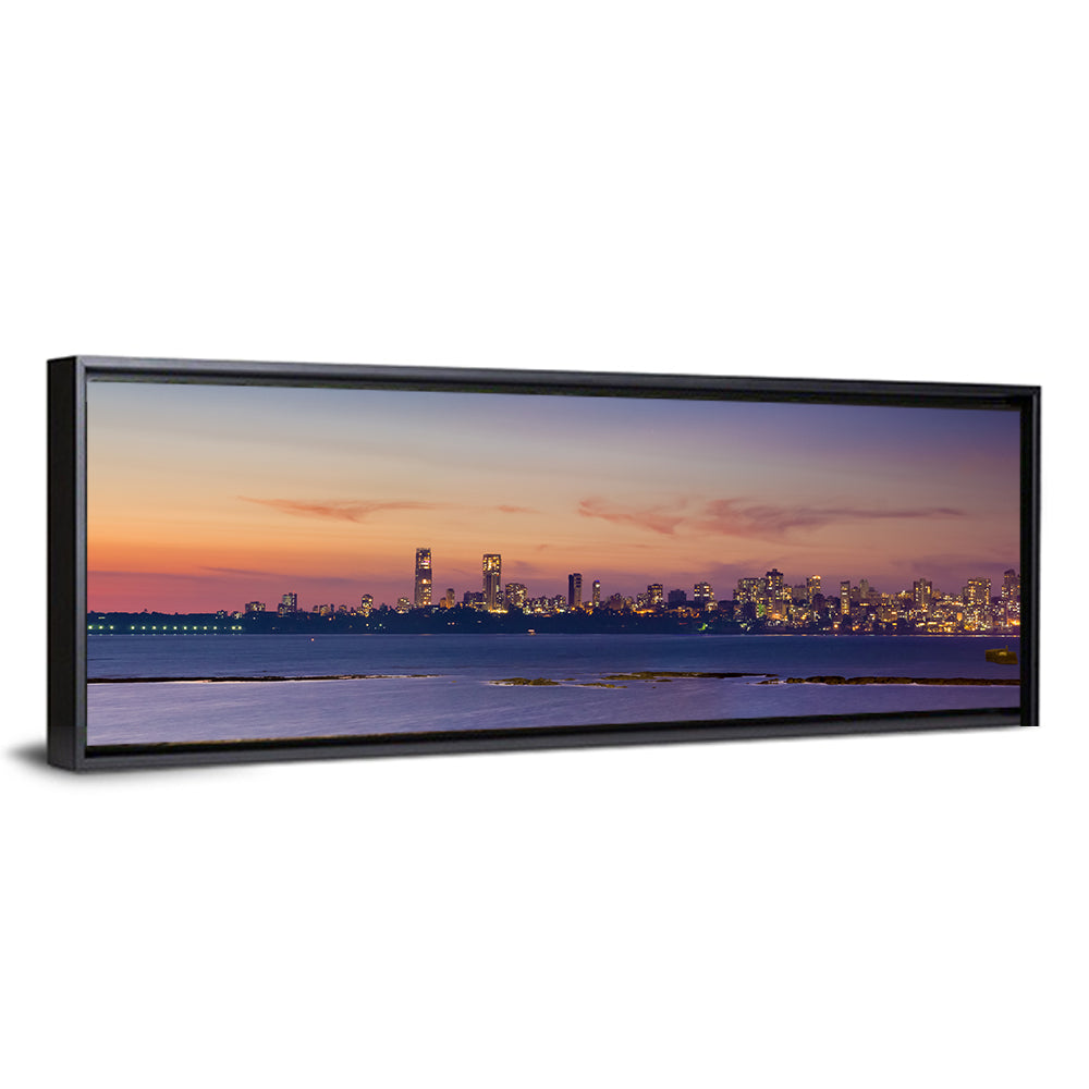 Mumbai Skyline at Dusk Wall Art