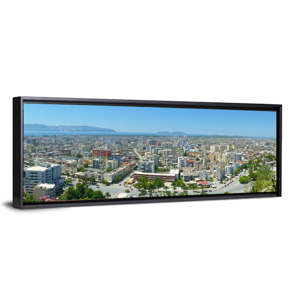 Vlore Coastal Cityscape Wall Art