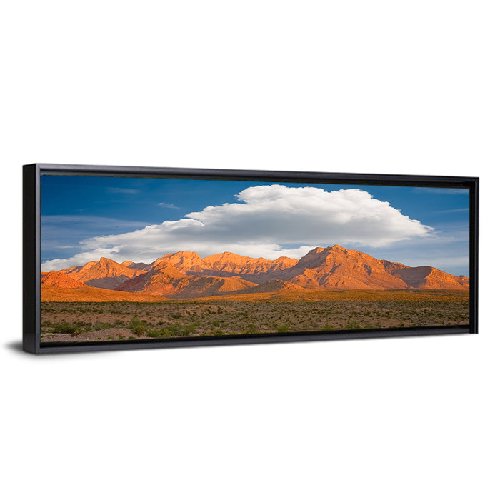 Red Rock Canyon Iii Wall Art as a framed canvas