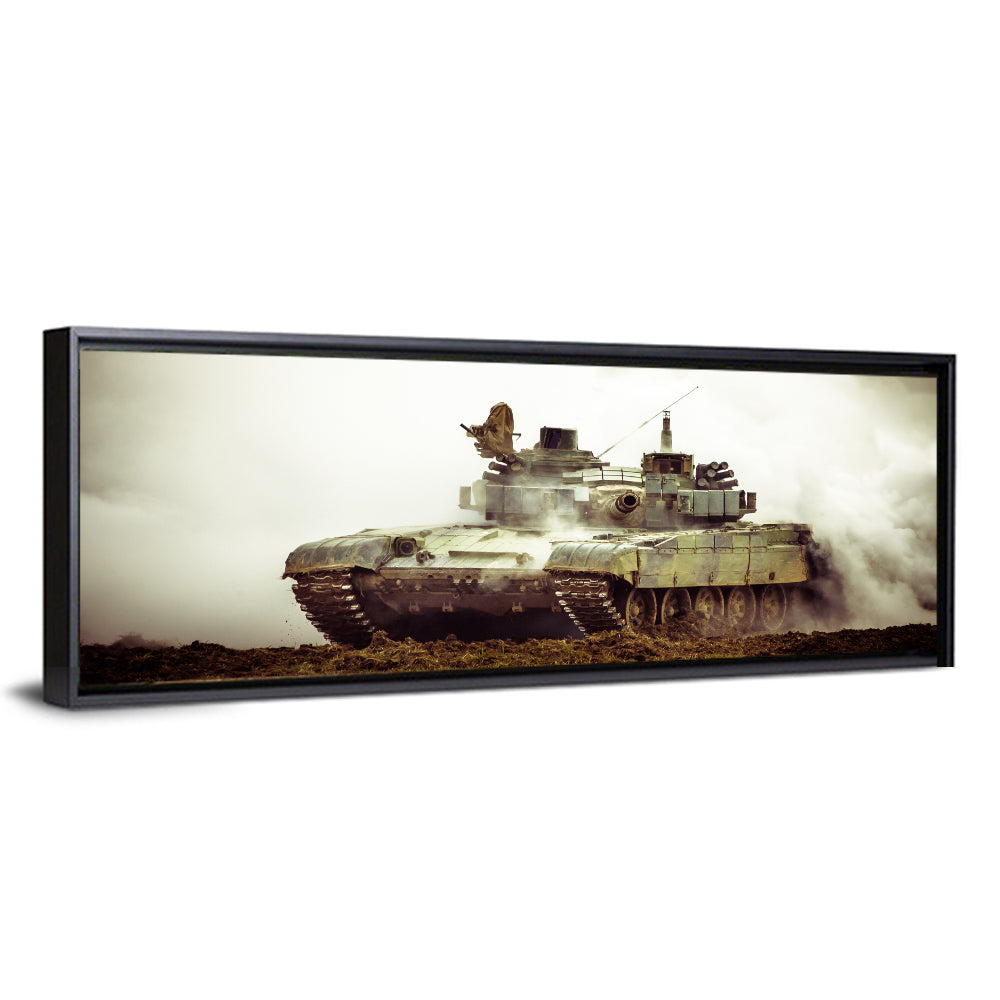 Military Tank at War Wall Art