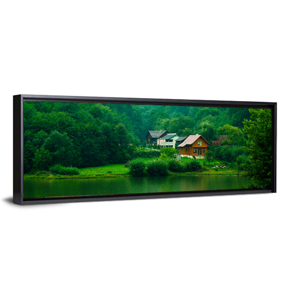 Mist Over Lake Tarnita Wall Art
