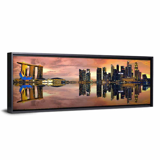 Singapore Skyline Wall Art