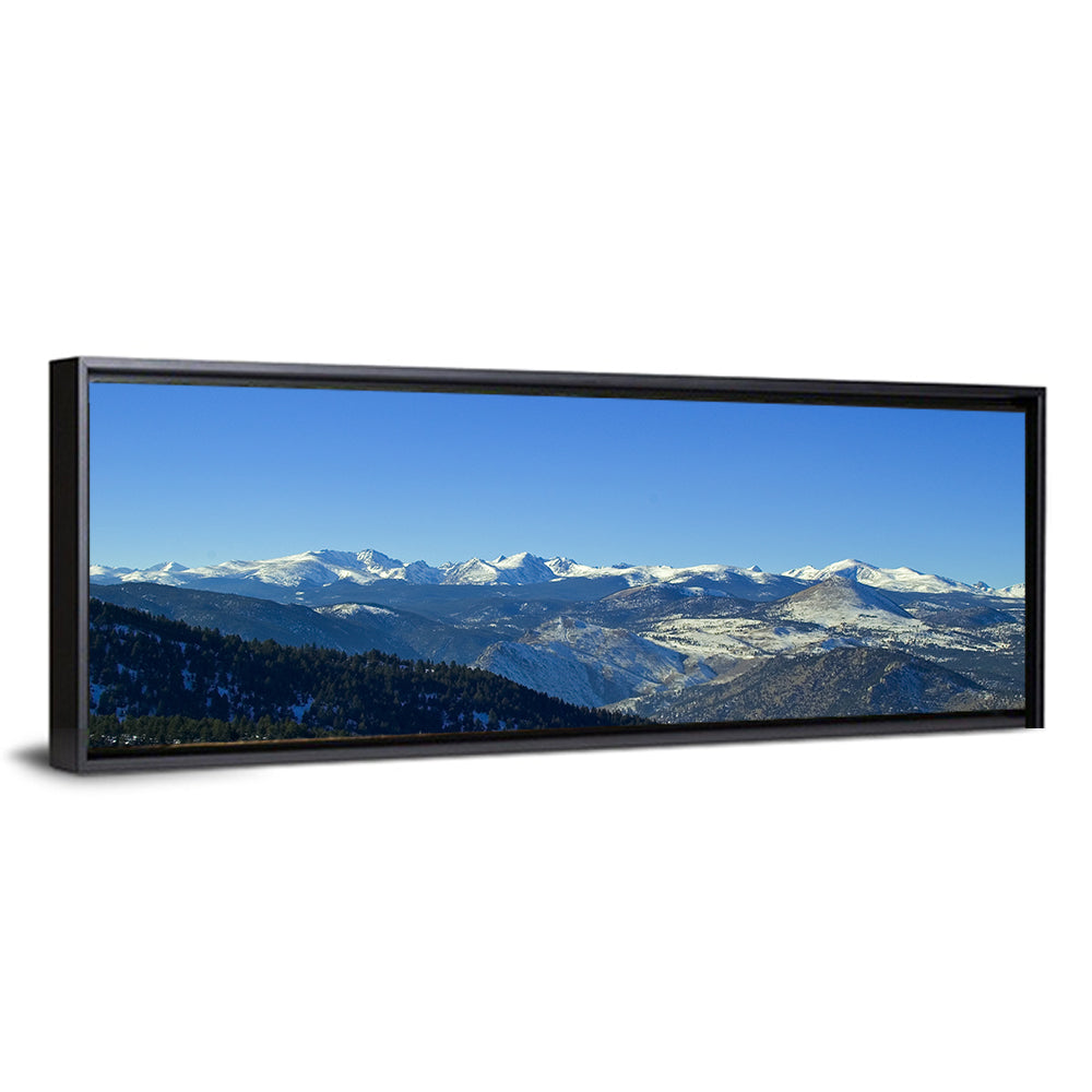 Snow-dusted Colorado Rockies Wall Art
