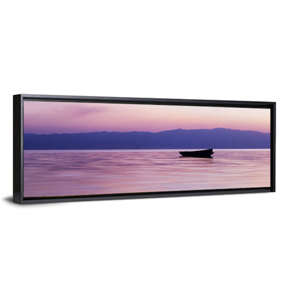 Lake Ohrid Sunset Wall Art