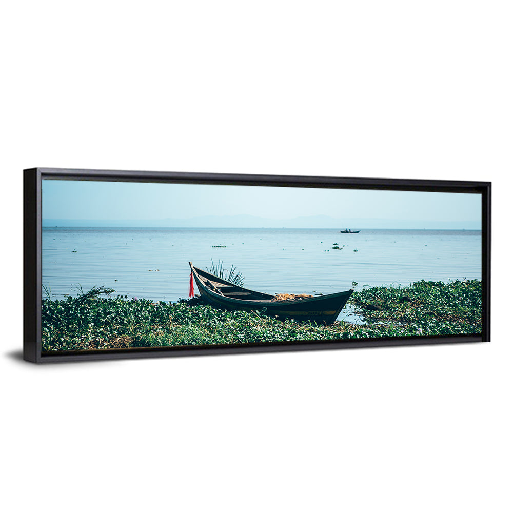 Red Ribbon Boat on Lake Victoria Wall Art
