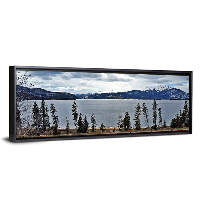 Lake Dillon, Colorado Wall Art as a framed canvas