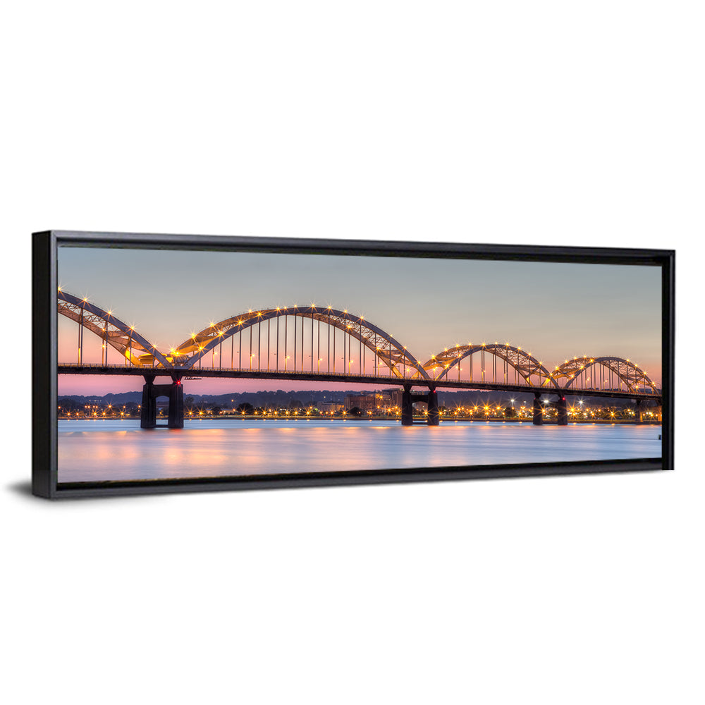 Centennial Bridge at Twilight Wall Art