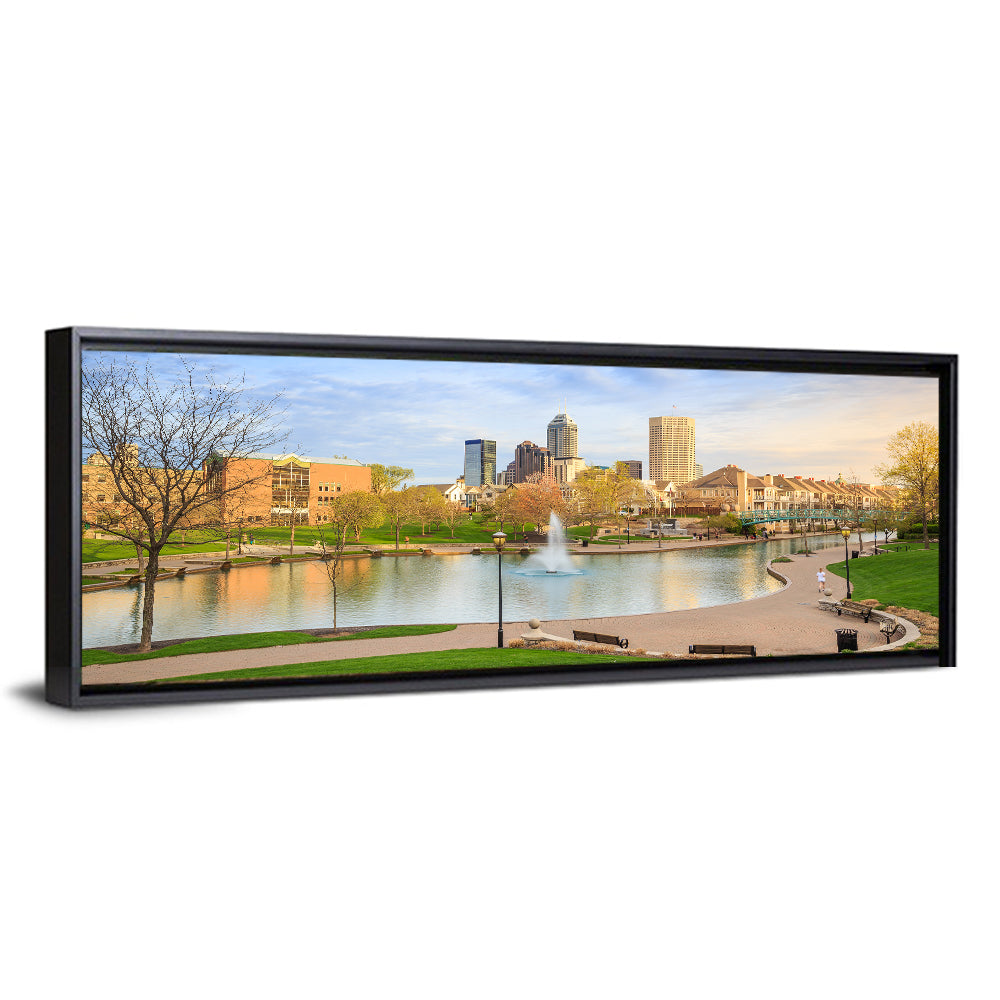 Indianapolis Central Canal Skyline Wall Art