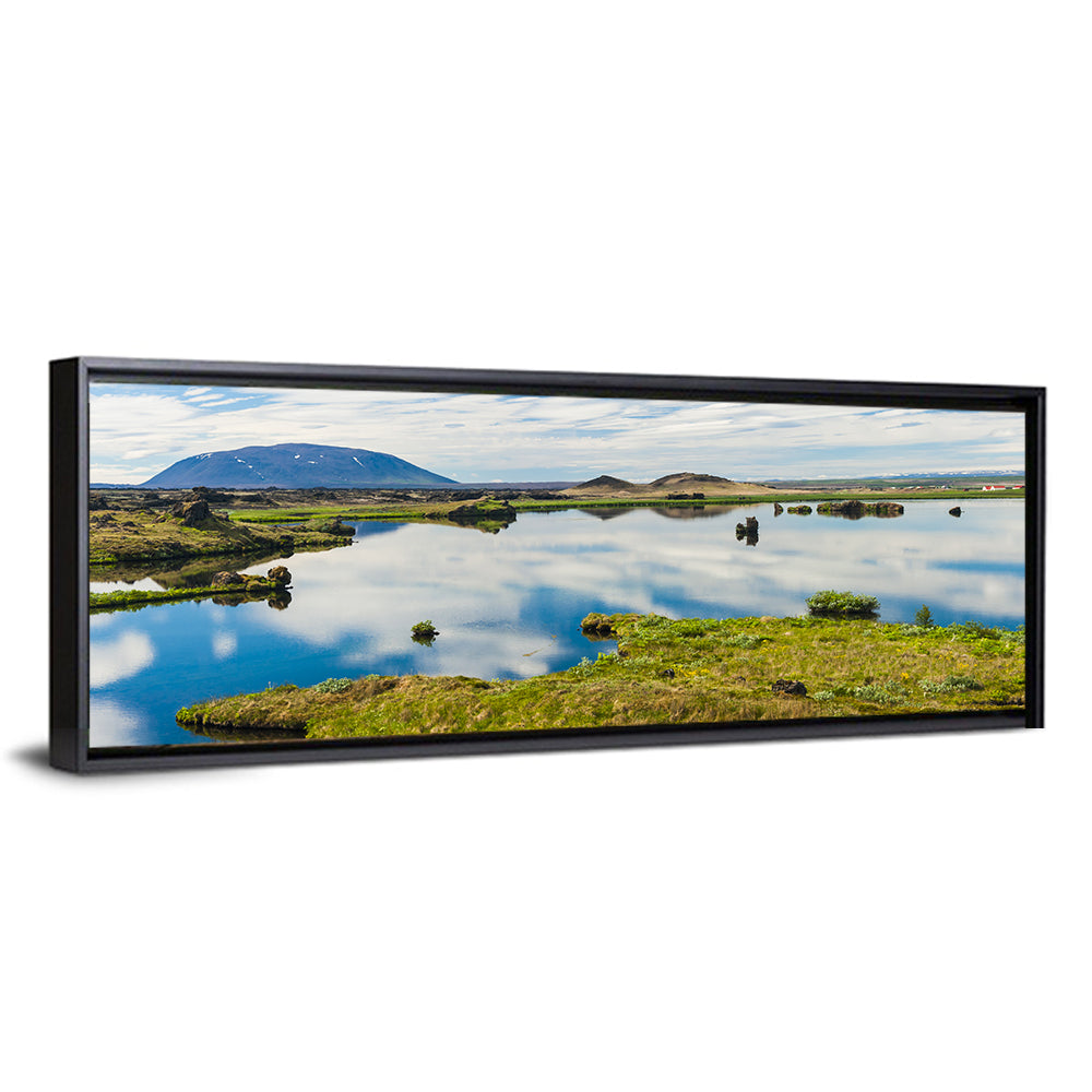 Lake Myvatn Reflection Wall Art
