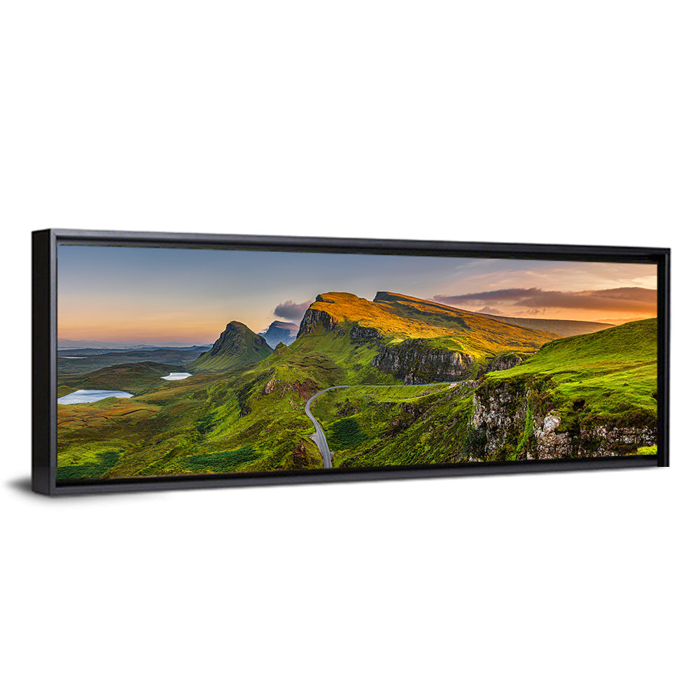 Quiraing Golden Hour, Isle of Skye Wall Art