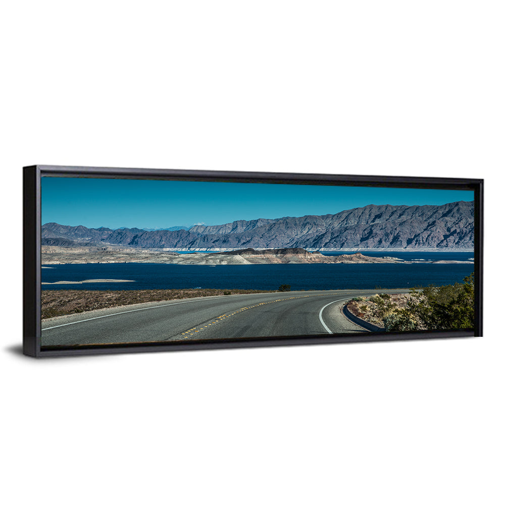 Lake Mead Curved Road Wall Art