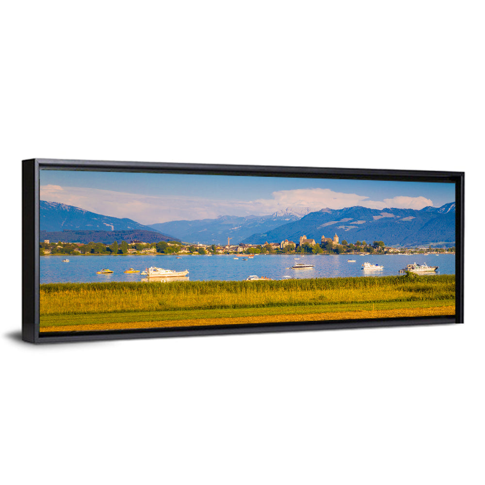 Rapperswil Castle Over Lake Zurich Wall Art