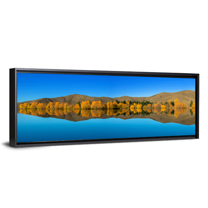 Lake Ruataniwha Wall Art as a framed canvas