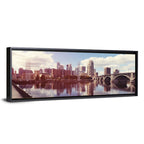 Minneapolis Skyline at Third Avenue Bridge Wall Art
