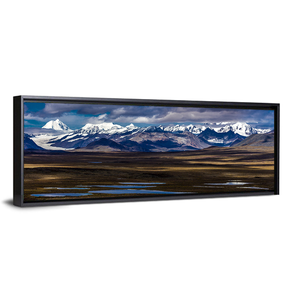 Mount Hess and Mount Debora with Wetlands Wall Art