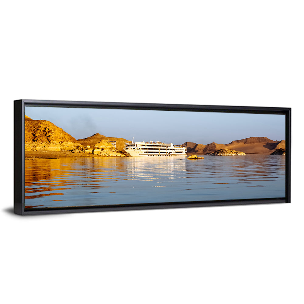 Cruise Ship in Lake Nasser Wall Art