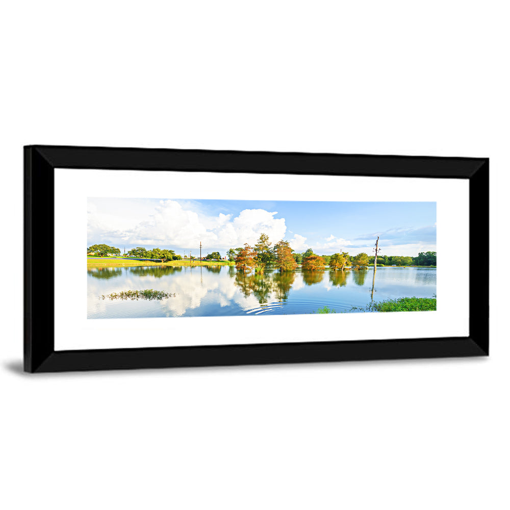 Lafayette Bayou Reflection Wall Art