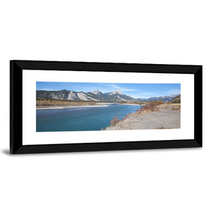 Mount Aeolus from Athabasca River Wall Art
