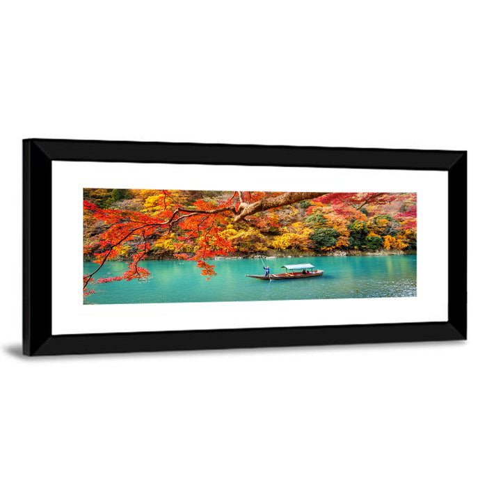 Hozugawa River, Kyoto Wall Art as a framed print