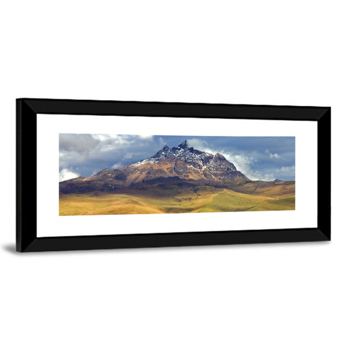 Antisana Volcano Landscape Wall Art as a framed print