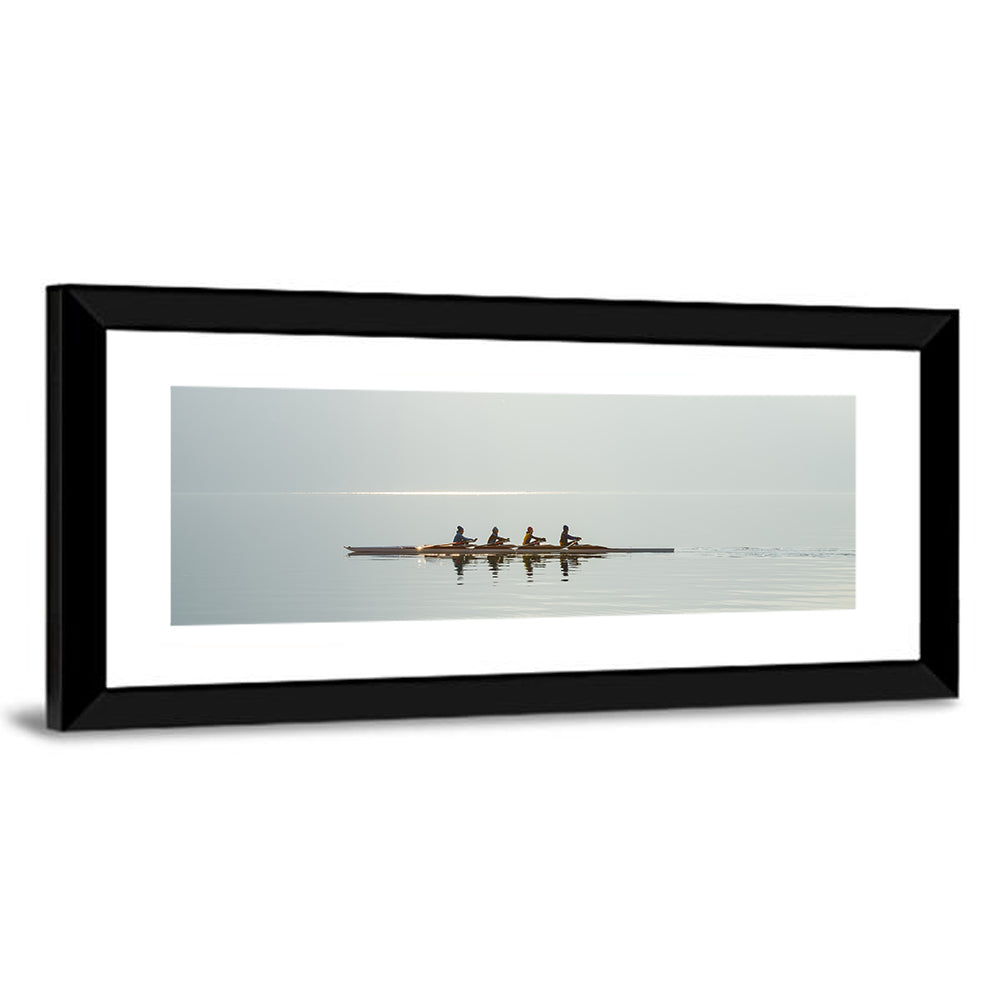 Four Rowers on Lake Lugano Wall Art