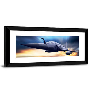 Fighter Jet in Air Wall Art