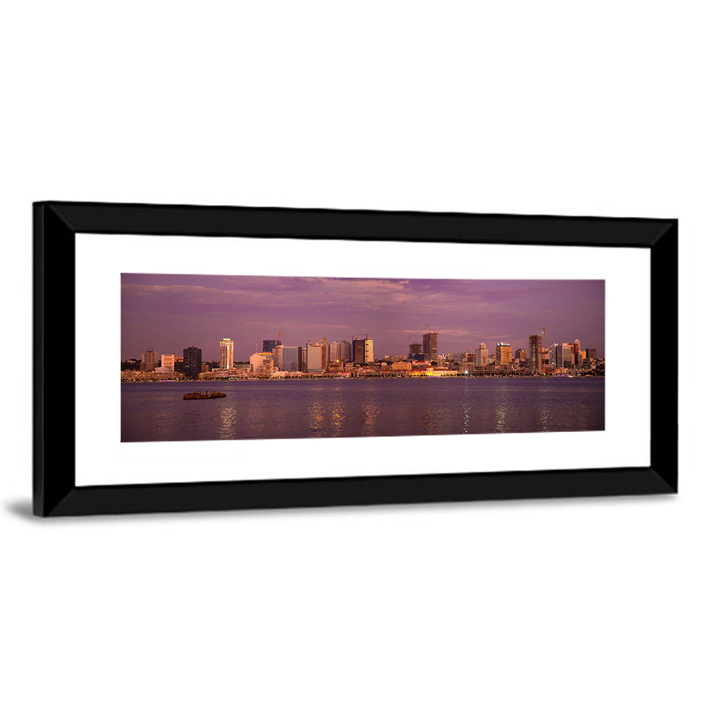 Luanda Skyline at Dusk Wall Art