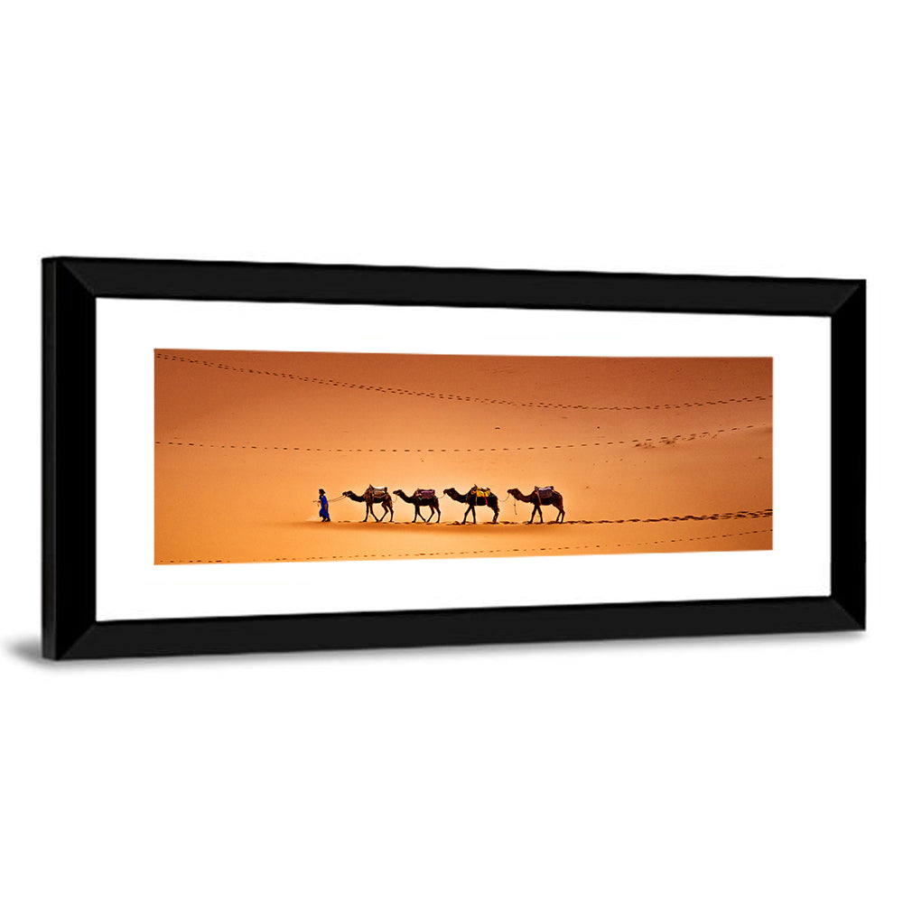 Sahara Camel Caravan Wall Art