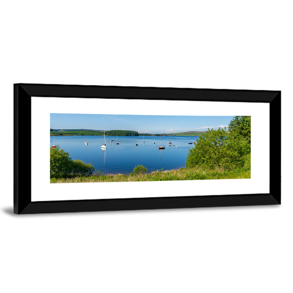 Boats On Llyn Brenig Wall Art