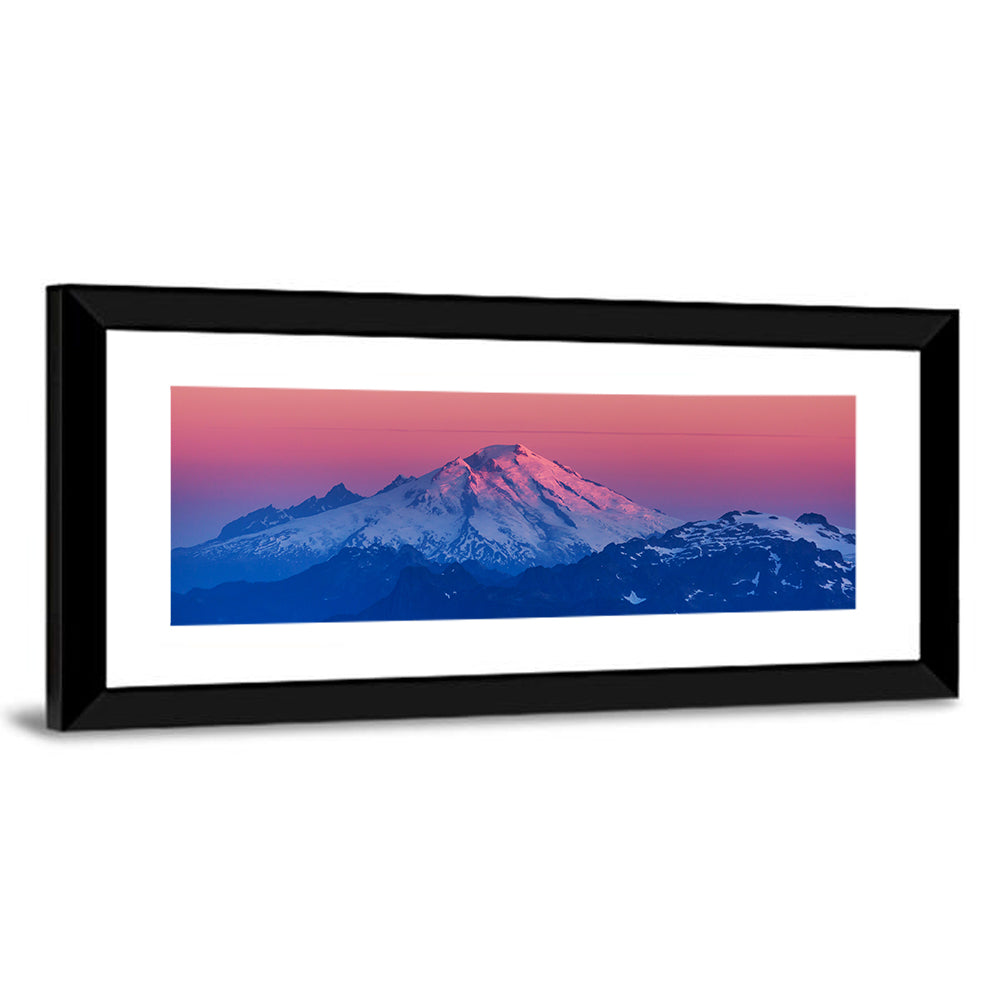 Mount Baker Alpenglow Wall Art