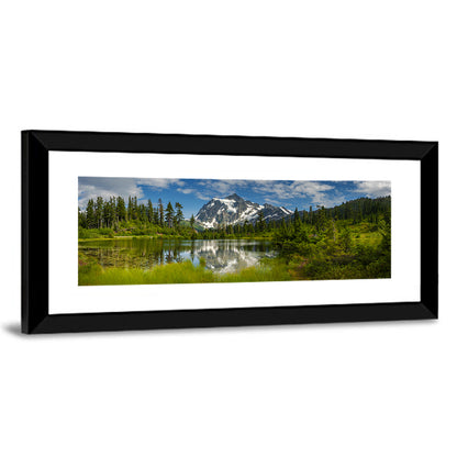 Mt Shuksan from Picture Lake Wall Art