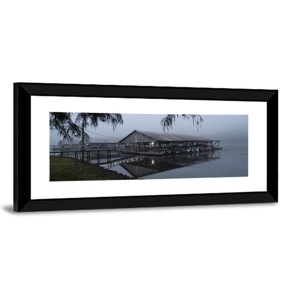 Ozark Beach Resort Boathouse Wall Art