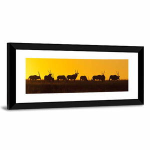 Gemsbok Herd Namibia Wall Art